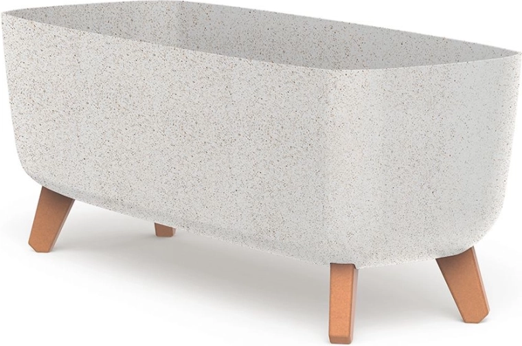 Žardinijera Gracia Case Eco Wood 58 cm bijela