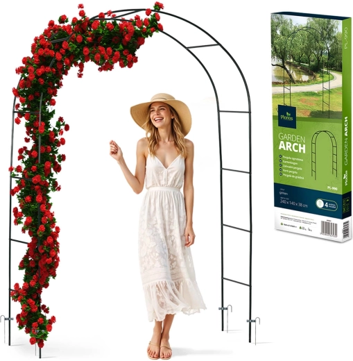 Vrtna metalna pergola-luk 240 cm
