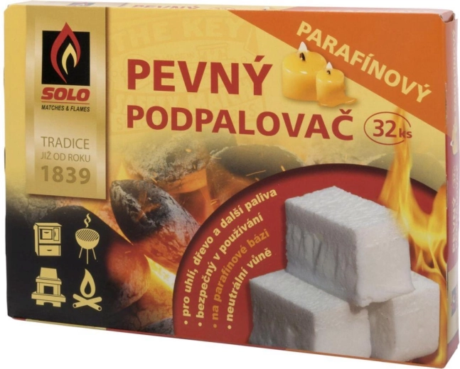 Čvrsti parafinski potpalač SOLO, 32 kom