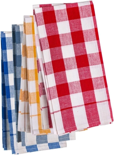 Kuhinjske krpe Multi Check 50 × 70 cm, pamuk, mix boja (2 kom)