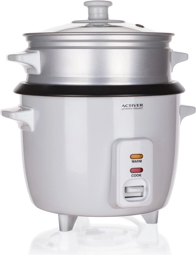 Kuhalo za rižu 0,6 l s nastavkom za paru i funkcijom Keep Warm, 300 W
