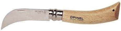 Opinel N°08 VRI vrtni sklopivi nož za orezivanje 8 cm, ručka od bukve