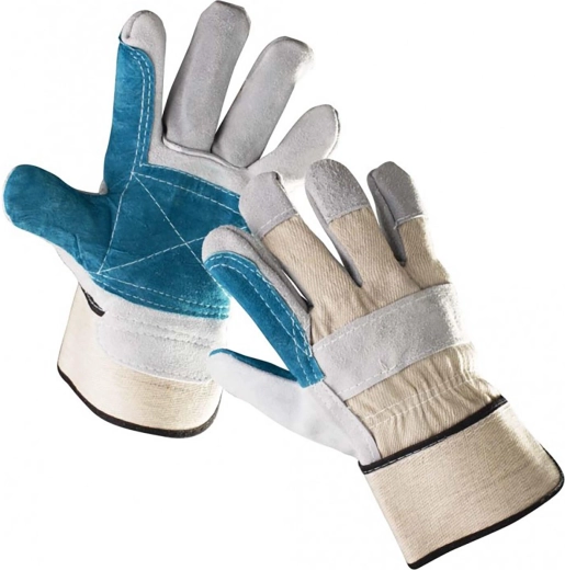 Radne rukavice od tkanine i goveđe cijepane kože MAGPIE