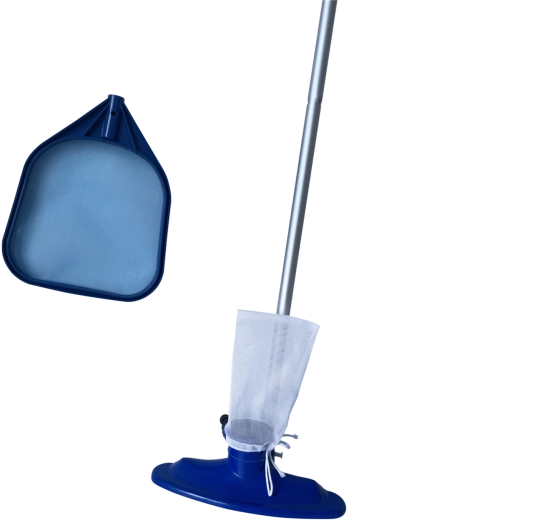 Set za čišćenje bazena 205 cm s aluminijskom šipkom i mrežicom