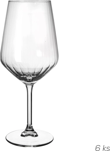 Carre Optics čaše za vino 0,53 l (6 kom)