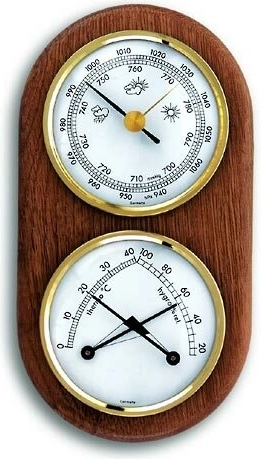TFA analogna meteorološka stanica od hrastovog drva