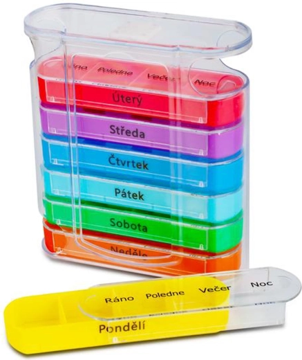 Dozator lijekova TORO 7 dana – jutro, podne, večer, noć