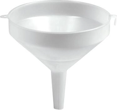 Plastični lijevak 21 cm bijeli