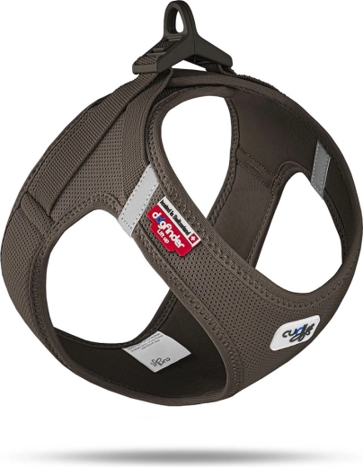 Curli Air-Mesh oprsnica za pse s kopčom smeđa 2XS (2–4 kg)