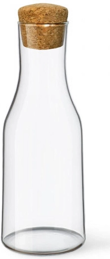 Staklena karafa 500 ml s čepom od pluta Bastia