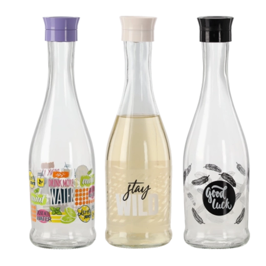 Staklena karafa s čepom od pluta 1 l GALA