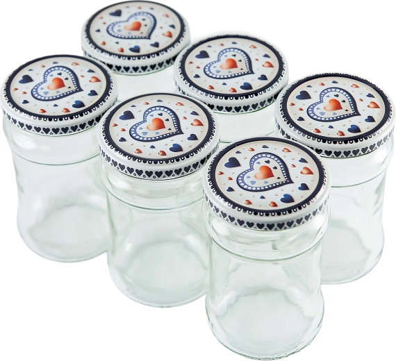 Set staklenki za zimnicu Twist 315 ml s poklopcima 6 kom