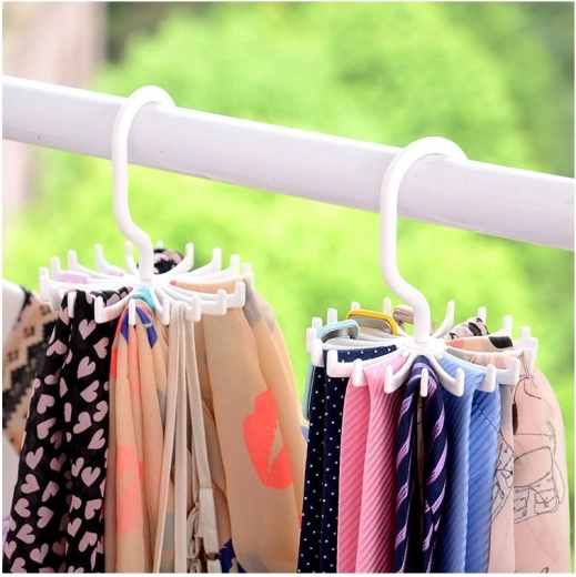 Držač za kravatu / remen / šal - bijeli