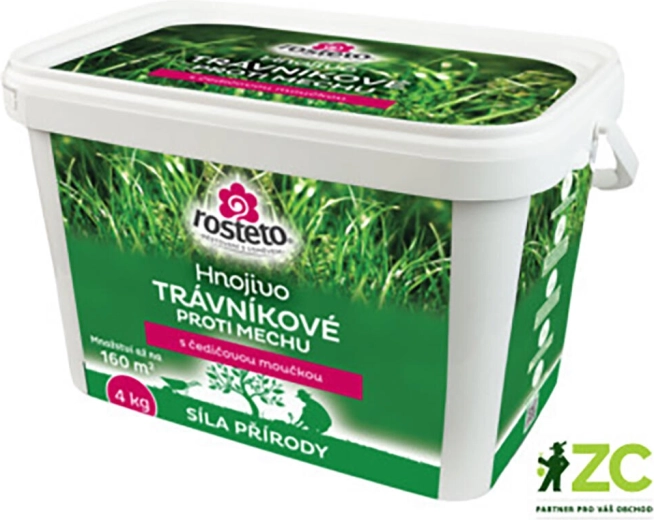Gnojivo ROSTETO s bazaltnom mješavinom protiv mahovine za travnjak 4 kg