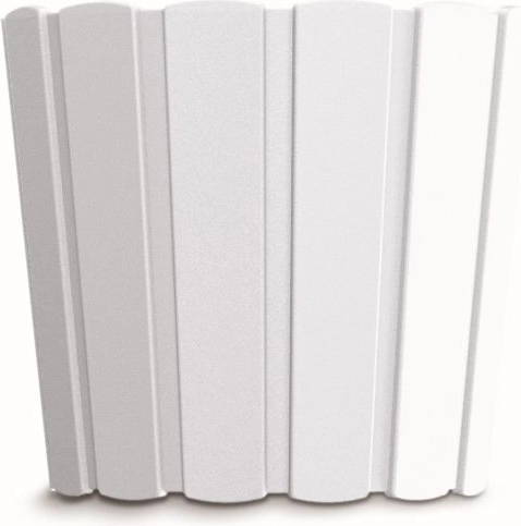 Plastična posuda za cvijeće Boardee Basic 24 cm bijela