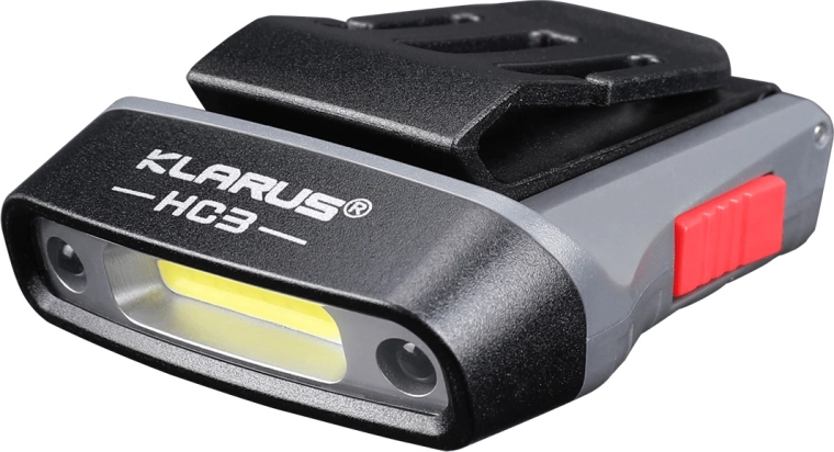 Klarus HC3 siva punjiva čeona lampa s senzorom pokreta, 100 lm
