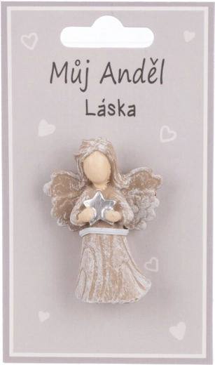 Keramički dekorativni magnet anđeo „Ljubav“