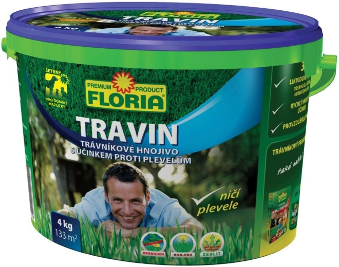 Gnojivo FLORIA TRAVIN 3u1, 4 kg