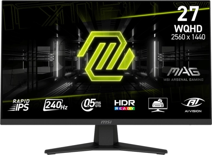 Monitor 27" MAG 274QF X24, 240 Hz, FHD, ravan, crni