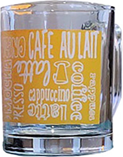 Staklena šalica Value Cafe 345 ml