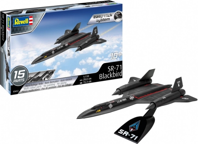 Plastični model SR-71 Blackbird Easy-Click 1:110