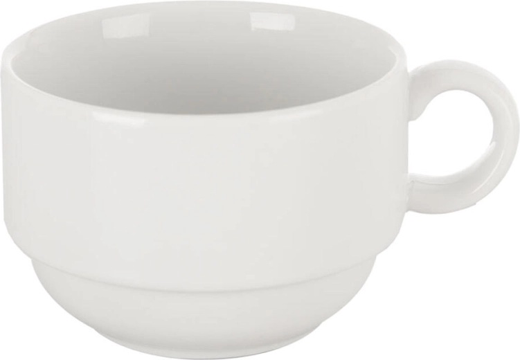 Porculanska slagiva šalica 180 ml MONA Tonda – bijela