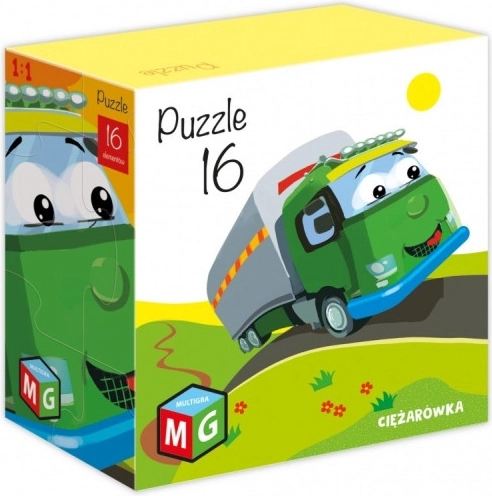 Puzzle 16 dijelova Multigra kamion