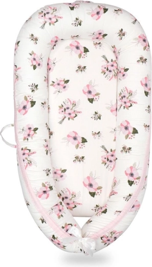 Dječja dekica / gnijezdo 90×50 cm - cvjetni uzorak