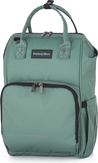 Ruksak za prematanje za kolica Petite&Mars Jack Misty Green