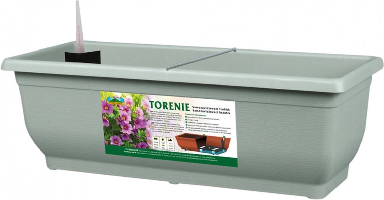 Samozalijevajuća žardinjera TORENIE MODERN 60 cm svijetlo zelena