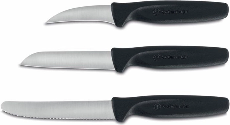 Set obojenih noževa Wüsthof, 3 kom, crna