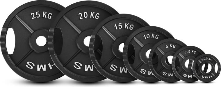 Olimpijski pločasti uteg od lijevanog željeza HMS TOD 15 kg (51 mm)