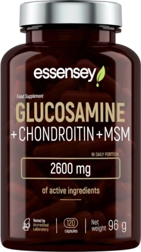 Essensey glukozamin + hondroitin + MSM (120 kapsula)