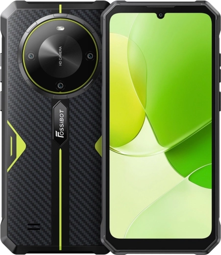 Fossibot F105 izdržljiv pametni telefon zeleni