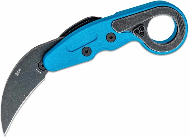 CRKT Provoke Blue Metallic karambit s kinematičkim otvaranjem