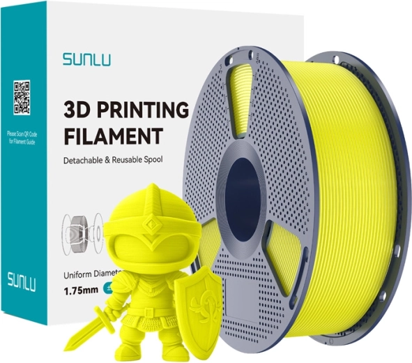 Sunlu PLA+ žuti filament