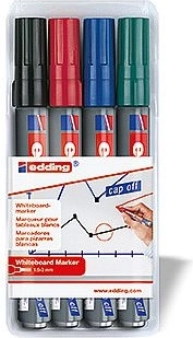 Markeri za bijele ploče Edding 250 – set 4 kom