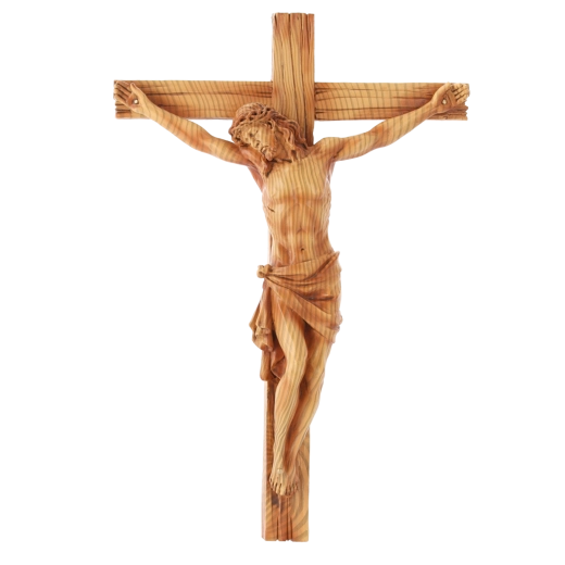 Viseći križ s likom Isusa, polirezina, 24 × 6,5 × 36 cm