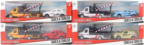 Metalna vučna služba s automobilom – 4 varijante boja