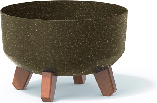 Lončanica Gracia Low Eco Wood 38 cm – kava