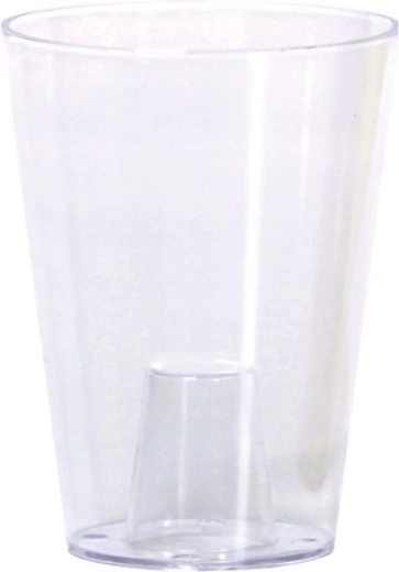 Tegla za orhideje Coubi Orchid 13 cm – prozirno bijela