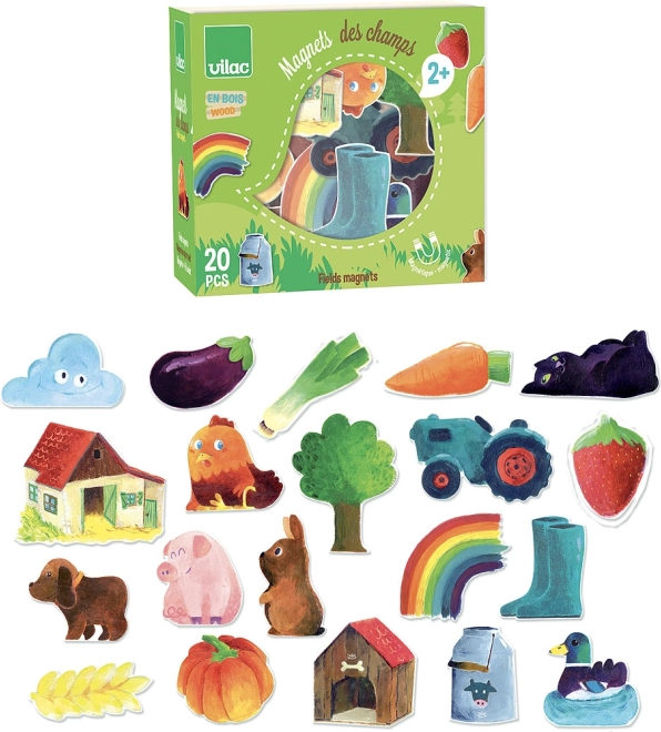 Vilac drvene magneti Seoski krajolik