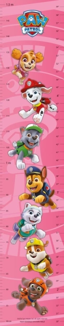 rastočna mjerna letvica PAW PATROL ružičasta