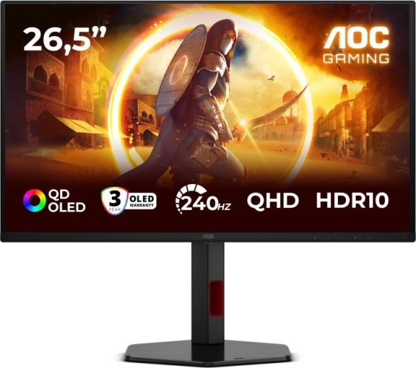 Gaming monitor 26,5" QD‑OLED 240 Hz