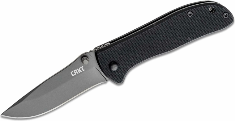CRKT Drifter Black sklopivi džepni nož 7,3 cm G10, siva/crna
