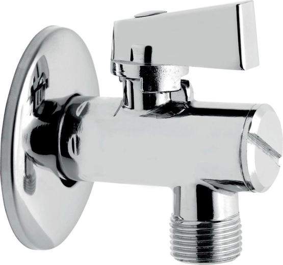 Kutni ventil s filtrom i metalnom ručkom 1/2" x 3/8", krom