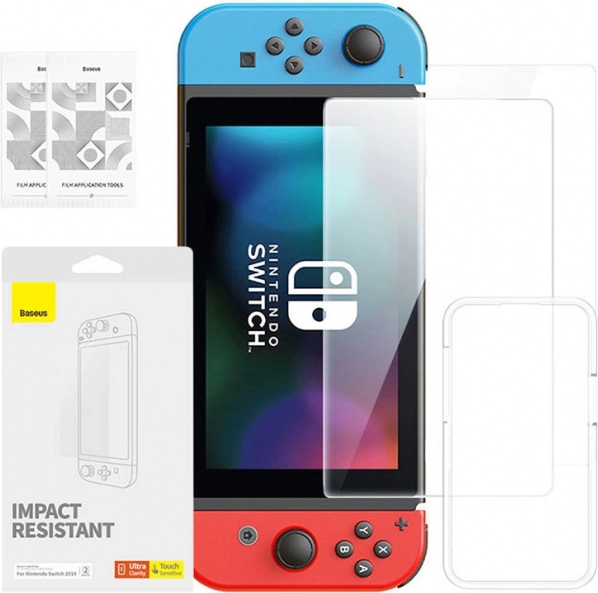 Kaljeno staklo Baseus screen protector za Nintendo Switch (2019)