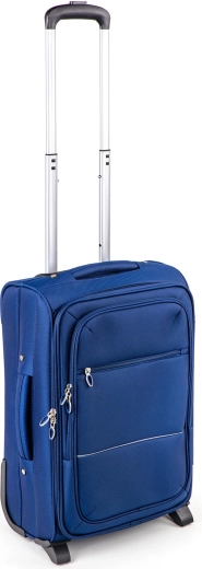 Tekstilni putni kofer 48 l na kotačima plavi 56 cm