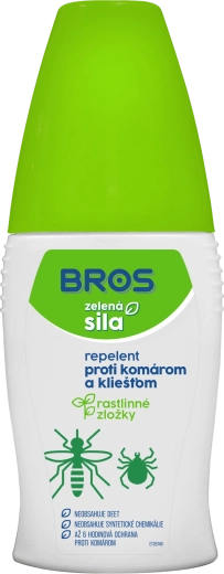 Bros Zelena snaga repelent protiv komaraca i krpelja 50 ml