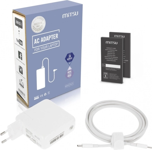 Mitsu USB‑C naponski adapter za prijenosno računalo 61 W (PD)